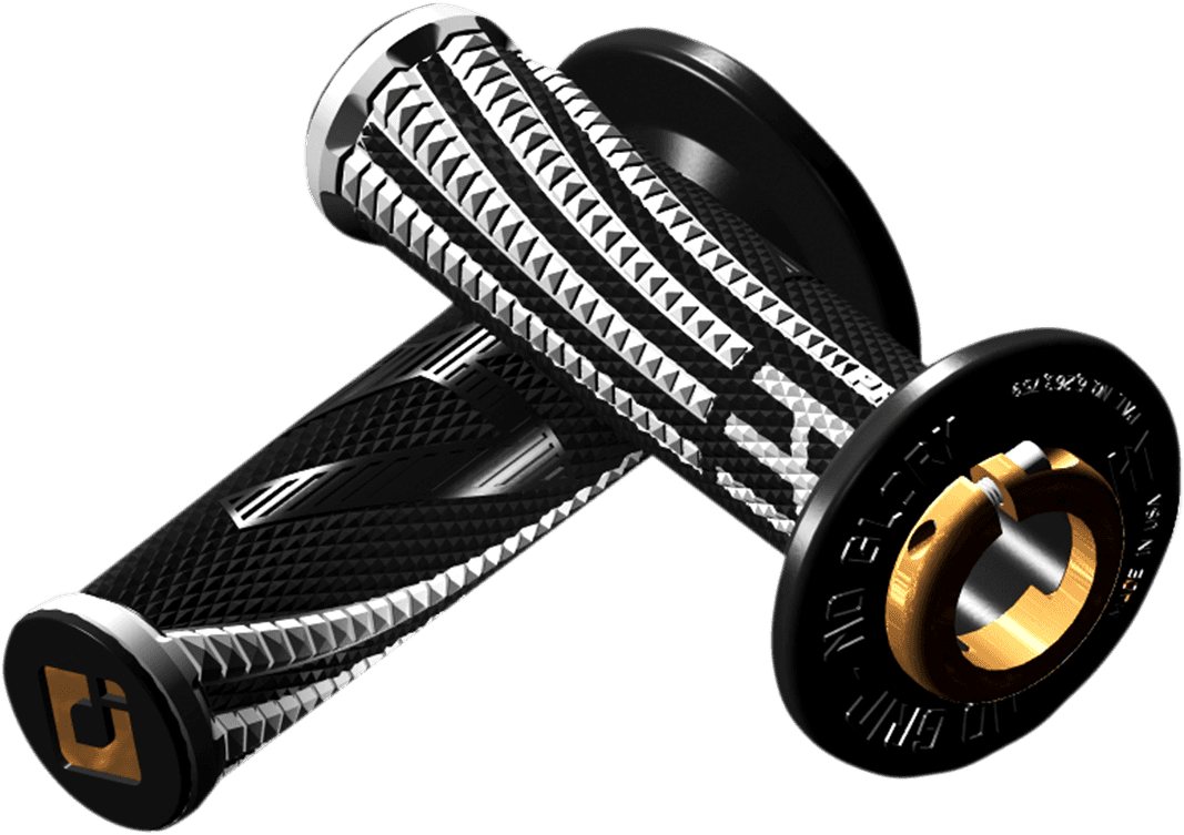 ODI 0630-2265 Emig Pro V2 Lock-On Grips - White/Black
