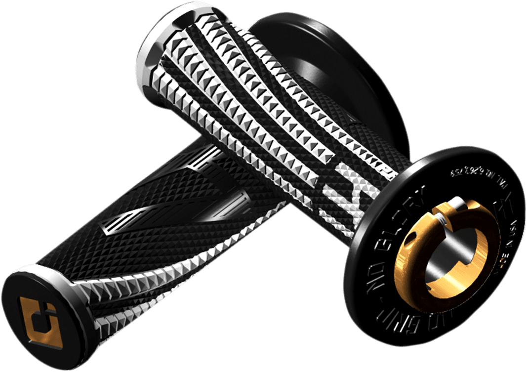 ODI 0630-2265 Emig Pro V2 Lock-On Grips - White/Black