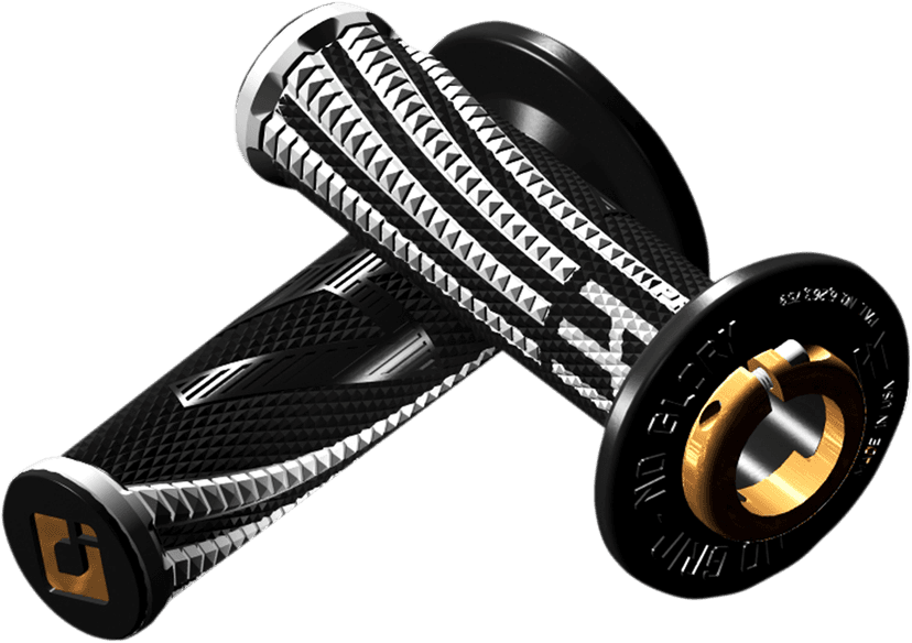 ODI 0630-2265 Emig Pro V2 Lock-On Grips - White/Black