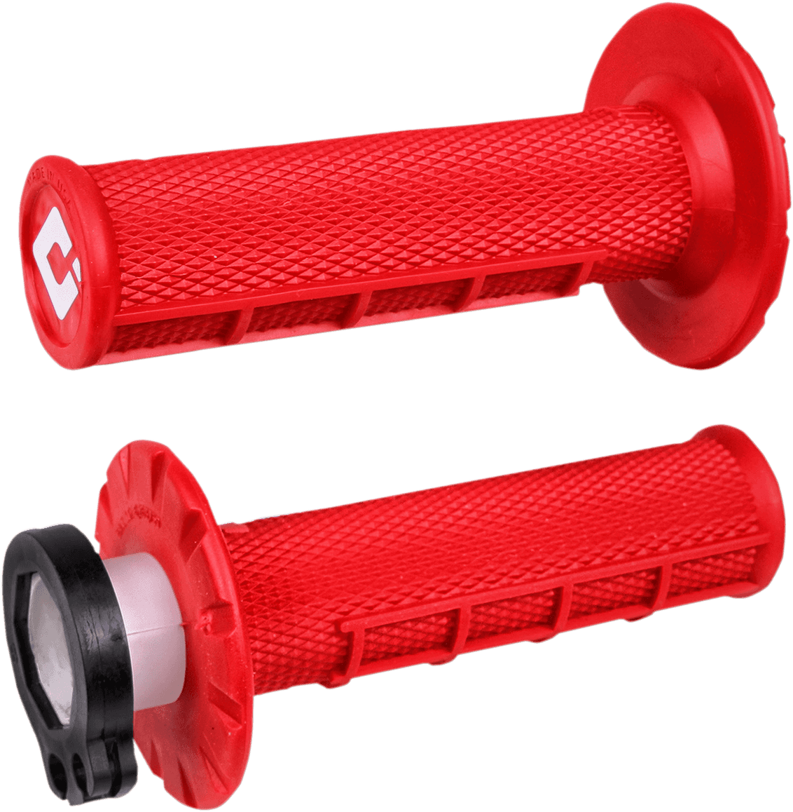 ODI 0630-2275 Grips - MX - Half Waffle - Red