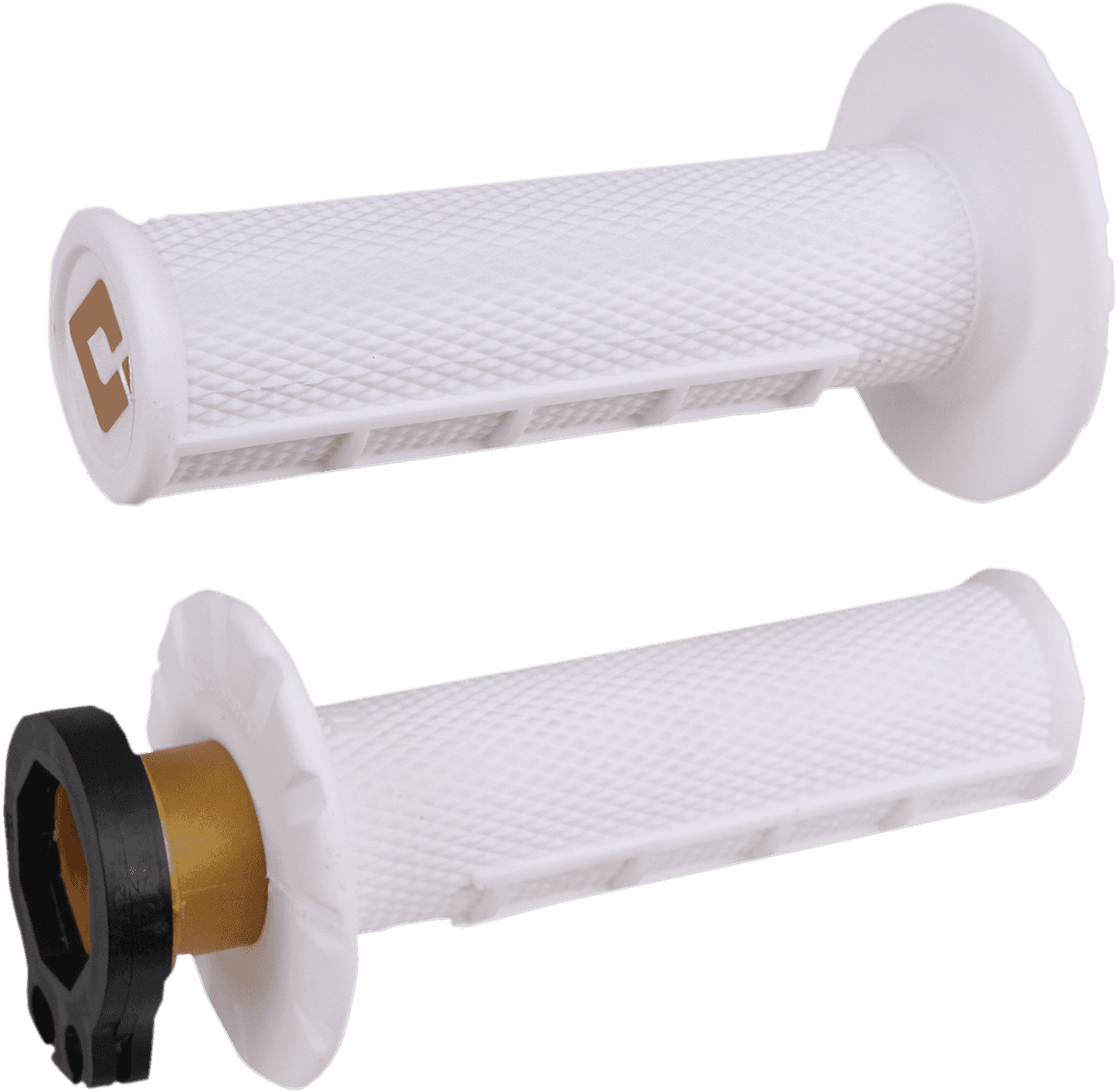 ODI 0630-2277 Grips - MX - Half Waffle - White