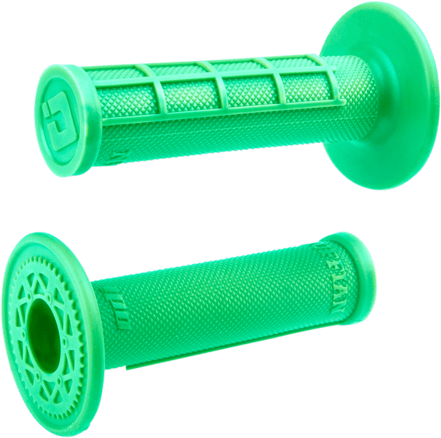 ODI 0630-2530 Grips - Ruffian - Half Waffle - Fluorescent Green
