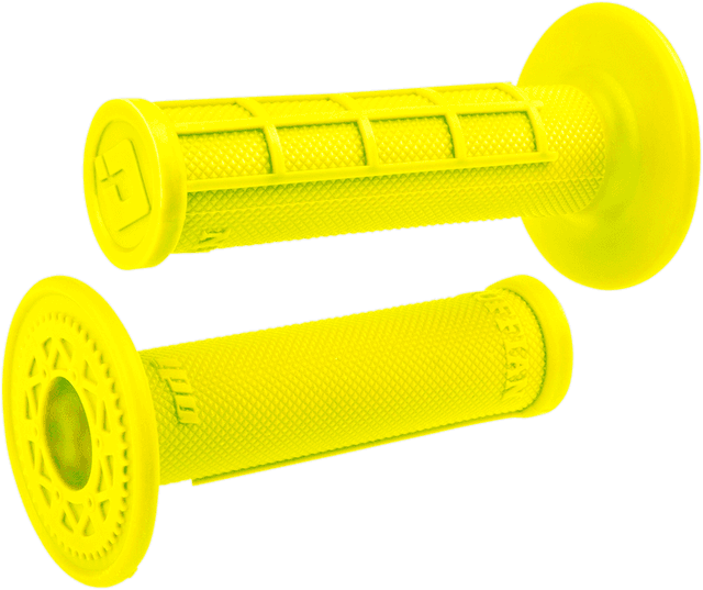 ODI 0630-2532 Grips - Ruffian - Half Waffle - Fluorescent Yellow
