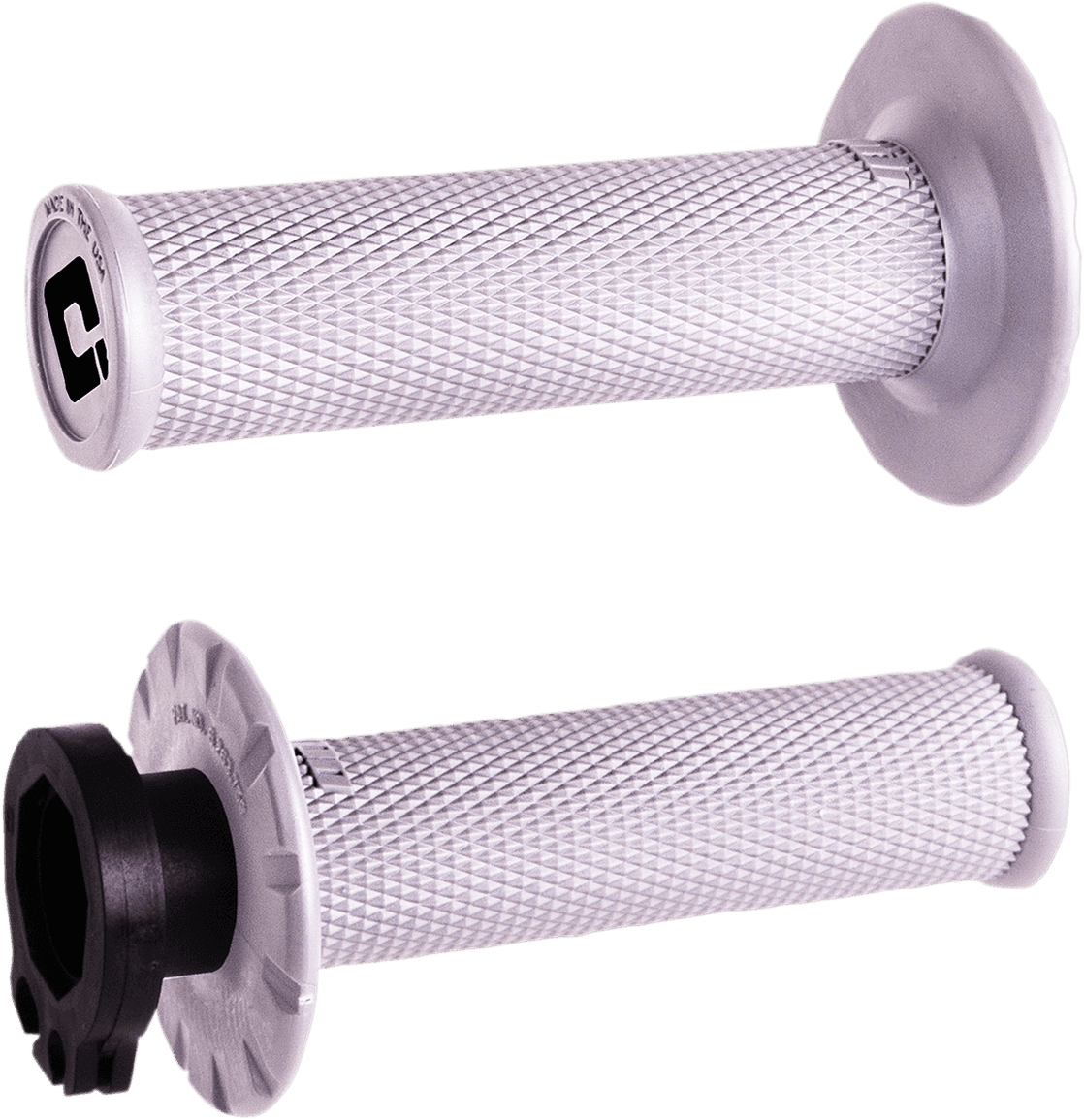 ODI 0630-2547 V2 Lock-On No-Waffle Grips - White