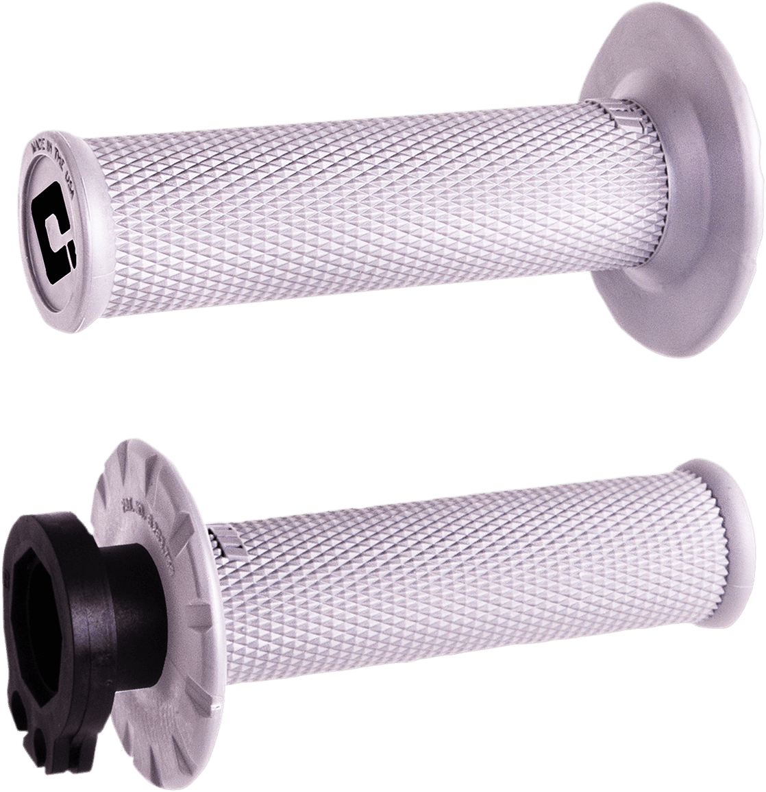 ODI 0630-2547 V2 Lock-On No-Waffle Grips - White