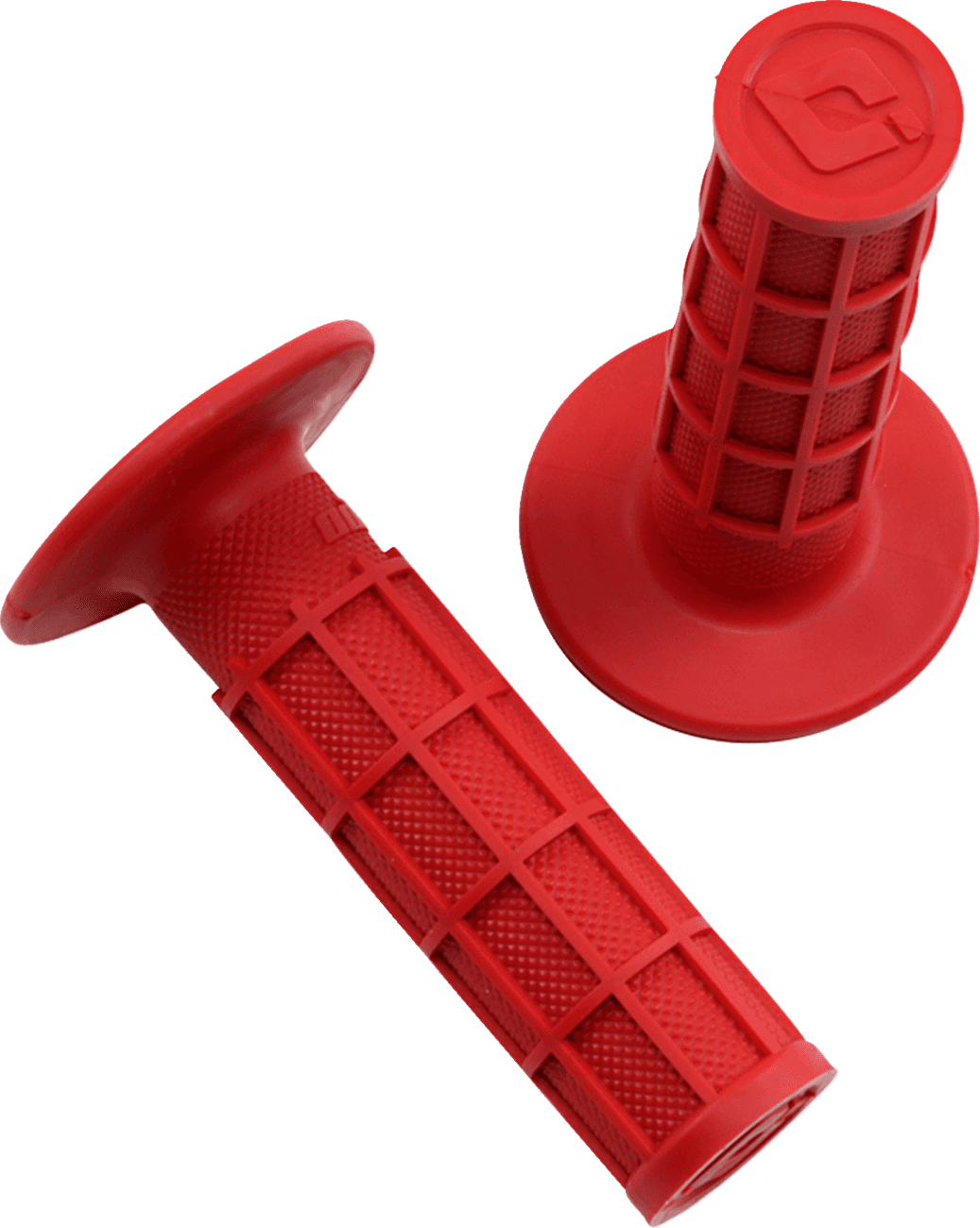 ODI 0630-2579 Ruffian MX Full Waffle Single-Ply Grips - Red