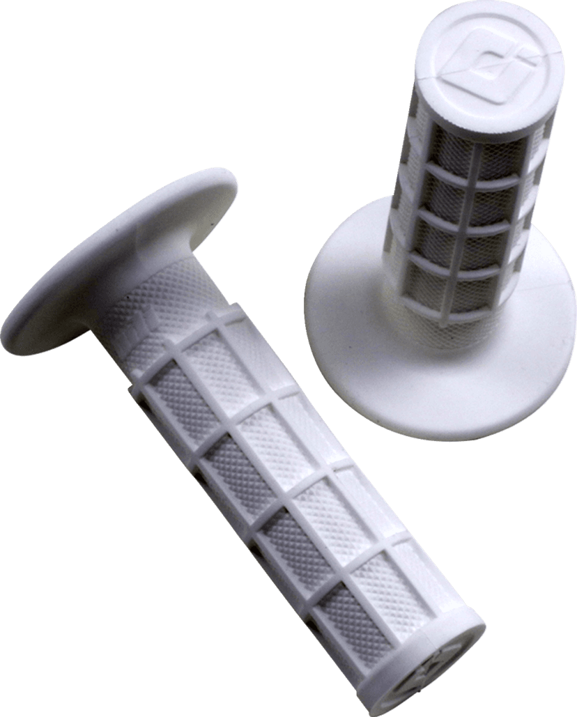 ODI 0630-2580 Ruffian MX Full Waffle Single-Ply Grips - White