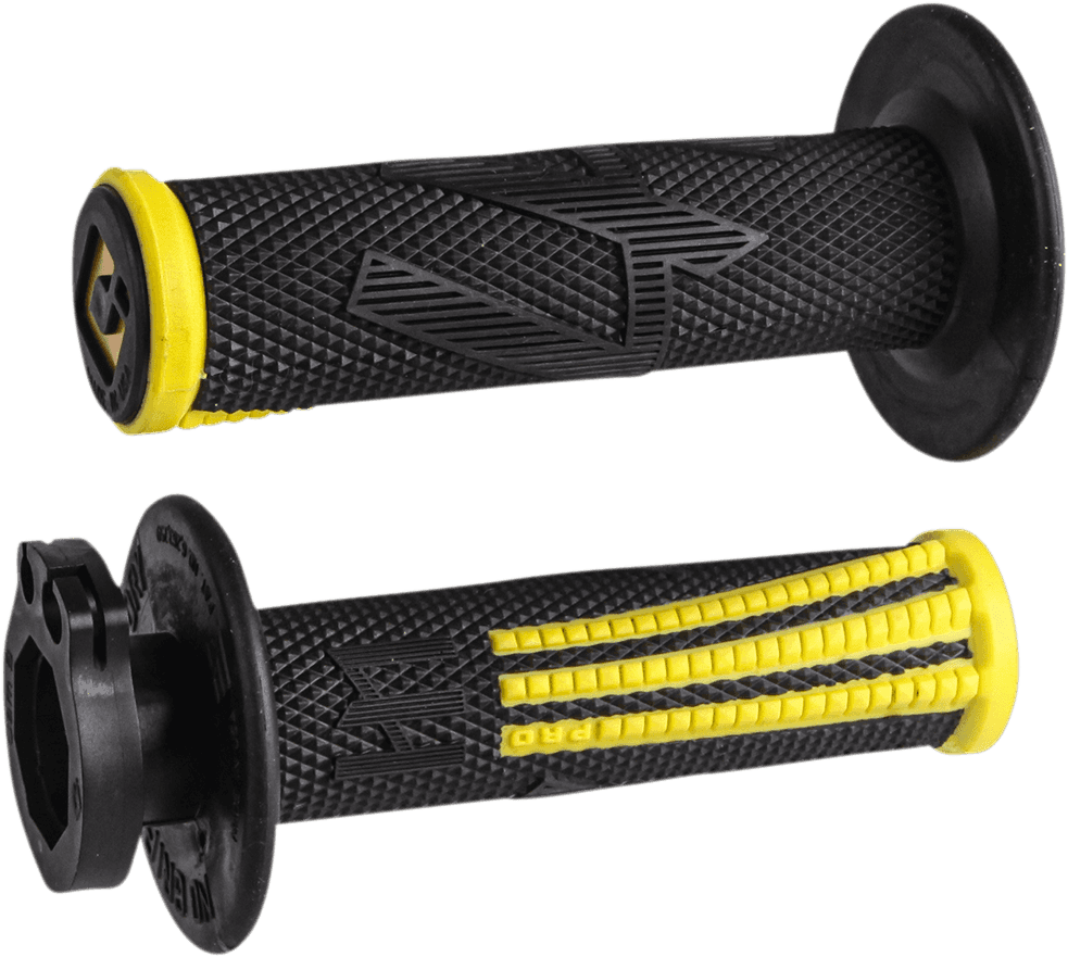ODI 0630-2646 Emig Pro V2 Lock-On Grips - Yellow/Black