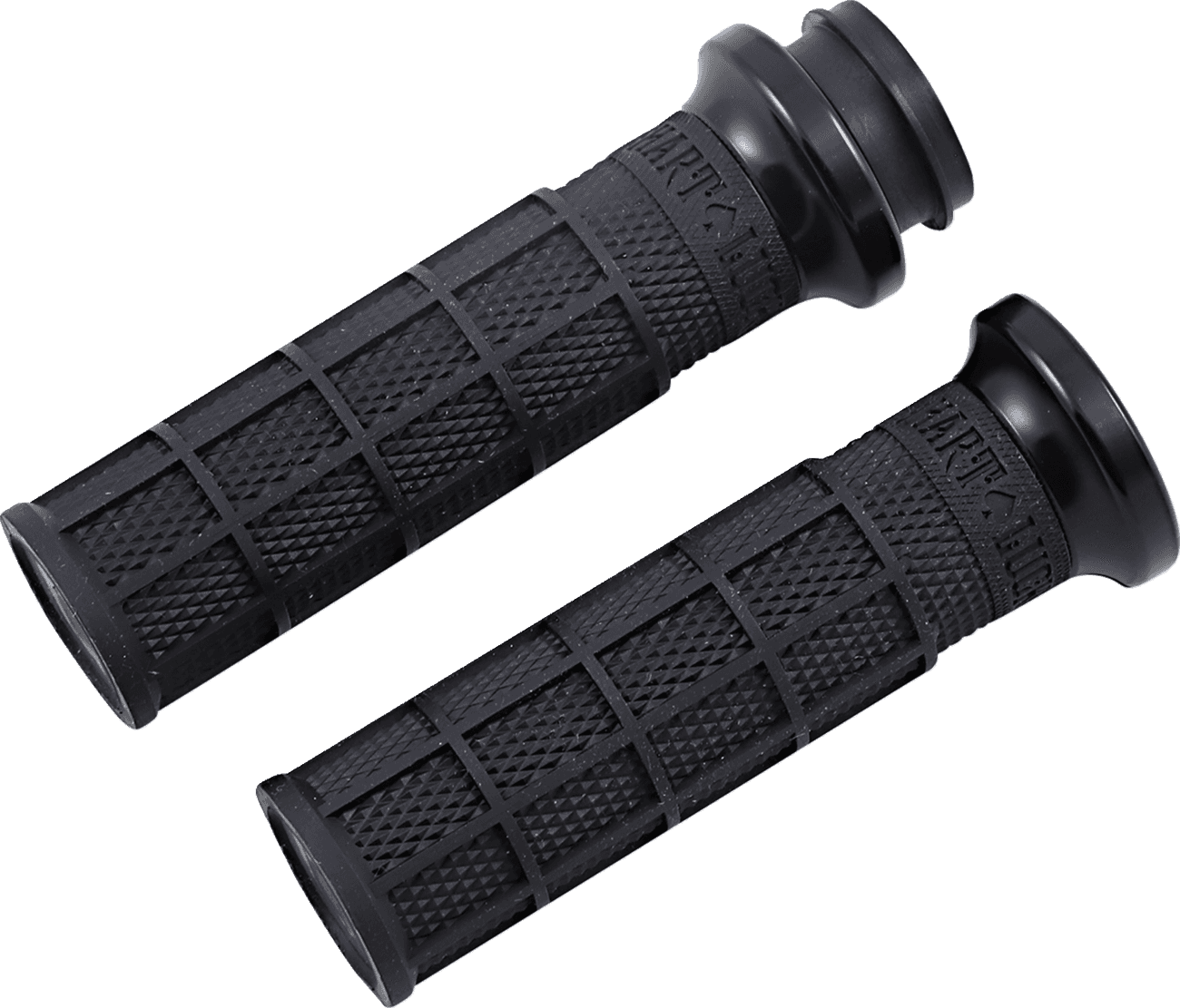 ODI 0630-2691 Hart-Luck Signature V-Twin Lock-On™ Grips - Cable - Black/Black