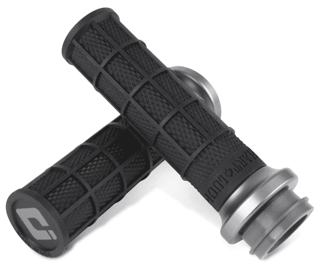 ODI 0630-2692 Hart-Luck Signature V-Twin Lock-On™ Grips - Cable - Black/Gunmetal