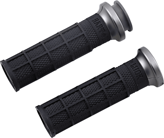 ODI 0630-2698 Hart-Luck Signature V-Twin Lock-On™ Grips for Indian - Black/Graphite