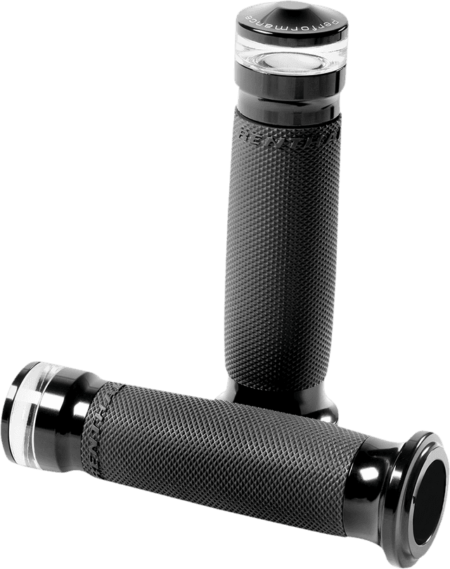 PERFORMANCE MACHINE (PM) 0630-2729 Vision Series Contour LED Turn Signal Grips - TBW - Black — image 1 of 3