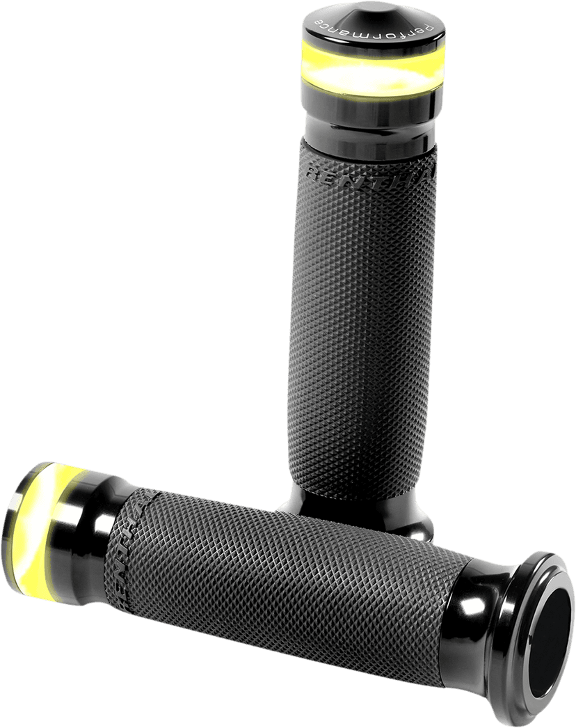 BARNETT 0630-2729 Vision Series Contour LED Turn Signal Grips - TBW - Black — image 2 of 3