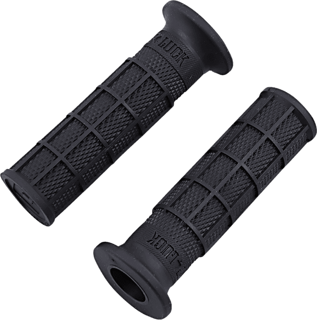 ODI 0630-2733 Hart-Luck Signature Full-Waffle Slip-On Grips - Black — image 2 of 2