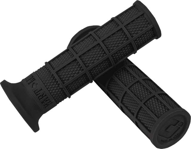 ODI 0630-2733 Hart-Luck Signature Full-Waffle Slip-On Grips - Black — image 1 of 2