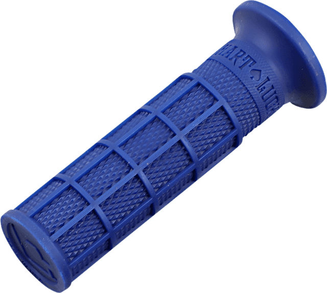 ODI 0630-2736 Hart-Luck Signature Full-Waffle Slip-On Grips - Blue