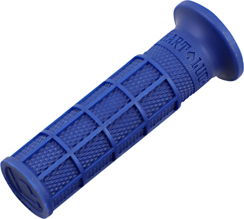 ODI 0630-2736 Hart-Luck Signature Full-Waffle Slip-On Grips - Blue