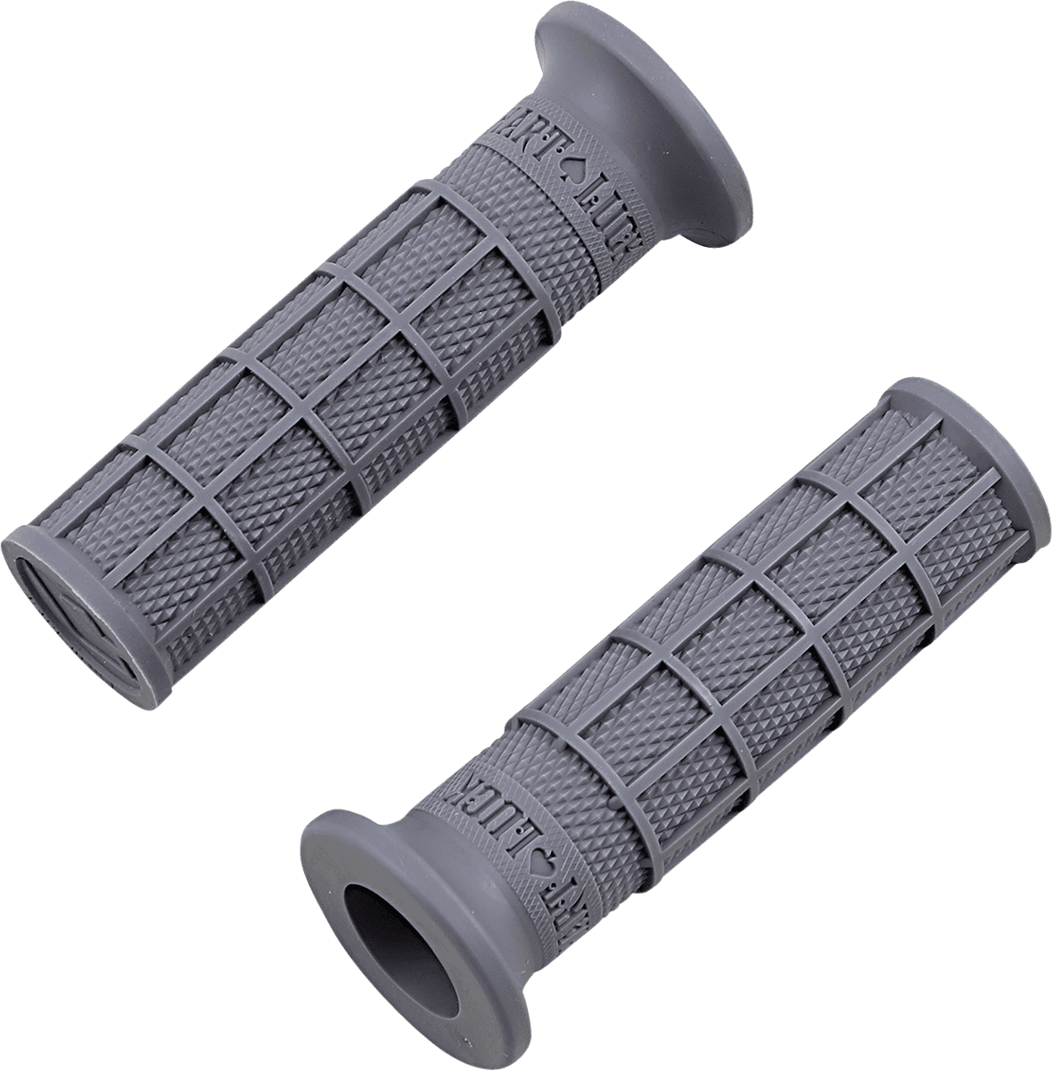 ODI 0630-2737 Hart-Luck Signature Full-Waffle Slip-On Grips - Graphite