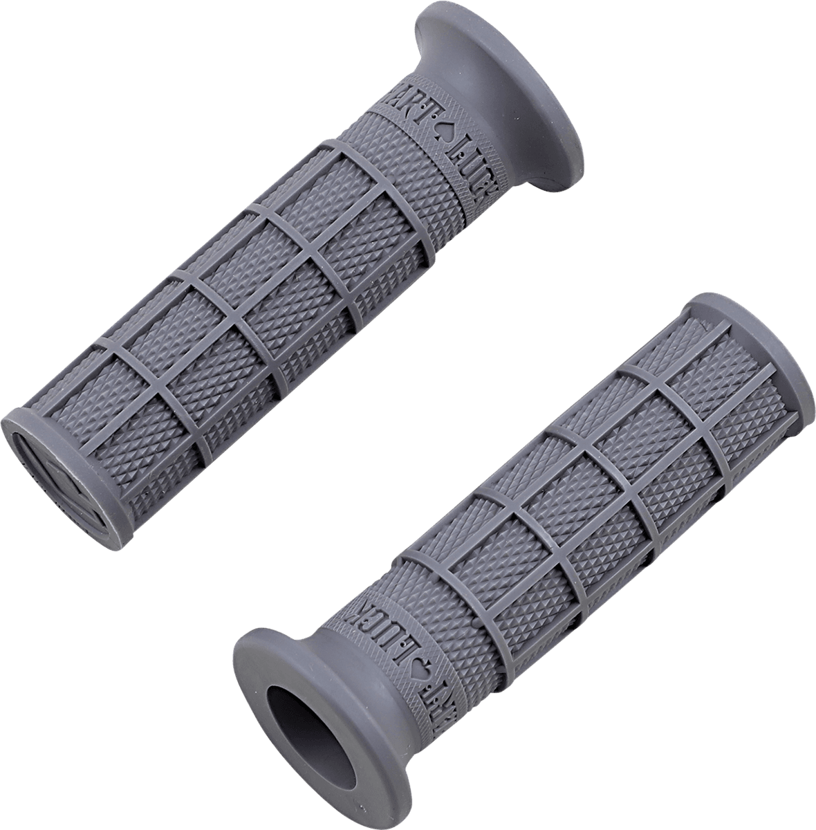 ODI 0630-2737 Hart-Luck Signature Full-Waffle Slip-On Grips - Graphite