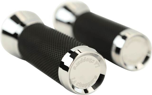 LA CHOPPERS 0630-2782 Grips - Cable - Chrome — image 2 of 2