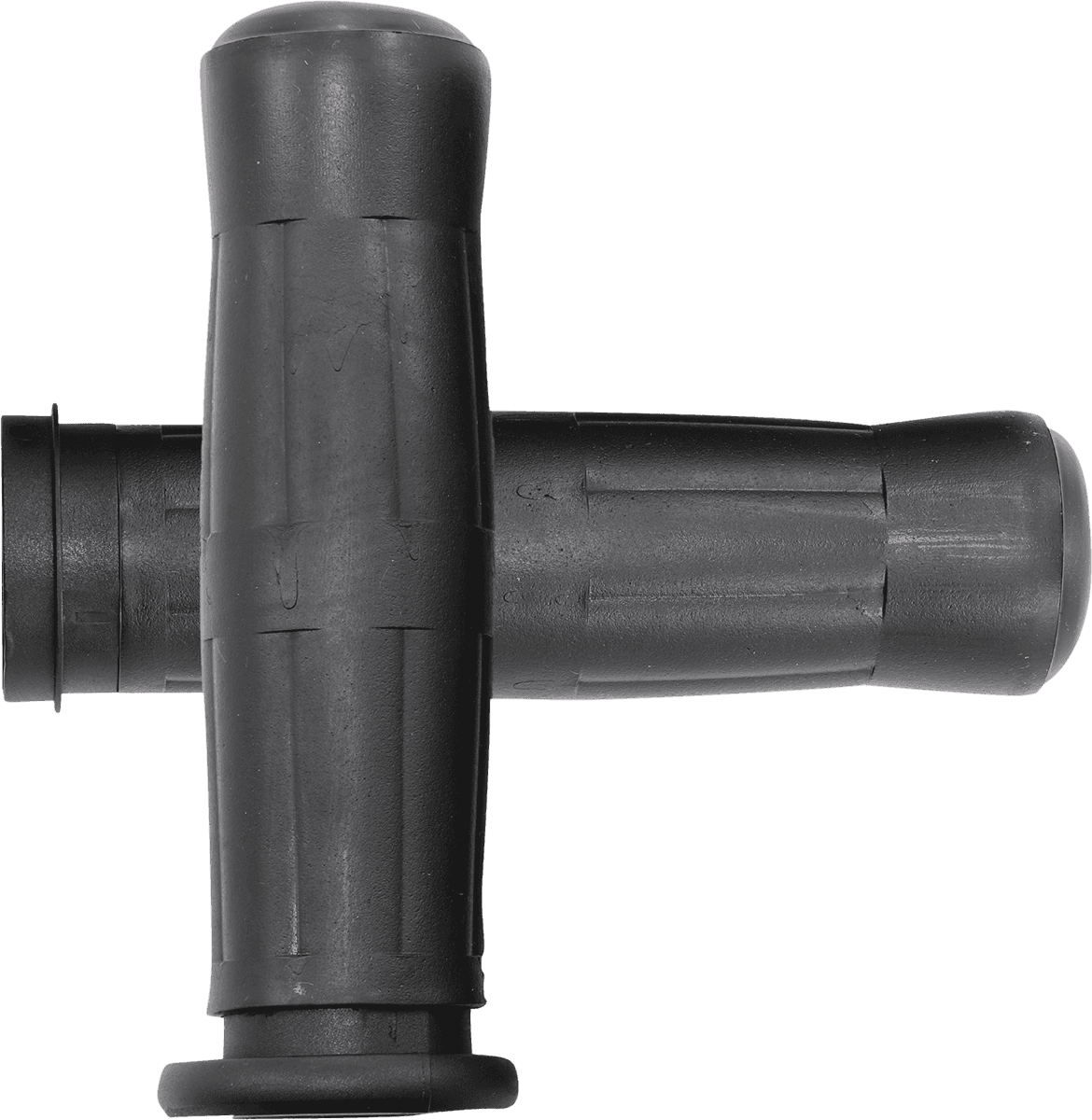 AVON GRIPS 0630-2797 Old School Rubber Grips - Throttle-By-Wire - Black