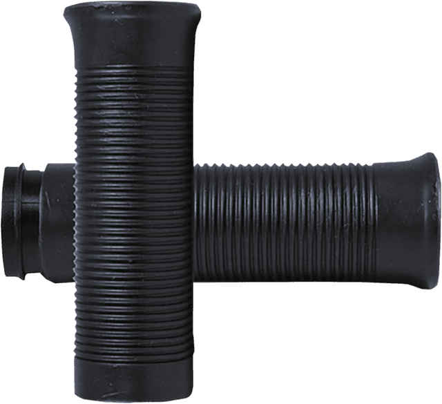 AVON GRIPS 0630-2804 Old School Rubber Grips - Throttle-By-Wire - Jackhammer