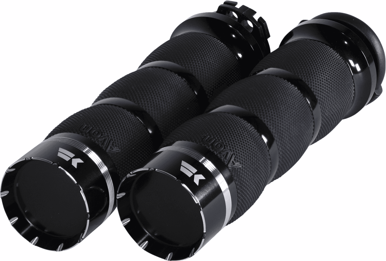 KHROME WERKS 0630-2840 Tracer Grips - Air Tracer - Cable - Black