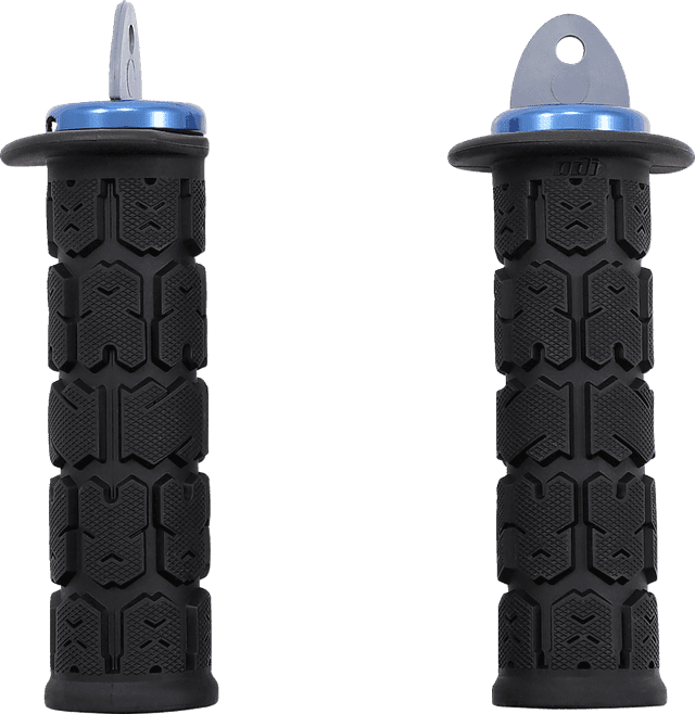 ODI 0630-2880 Rogue ATV/PWC Grips - Black/Blue — image 1 of 2
