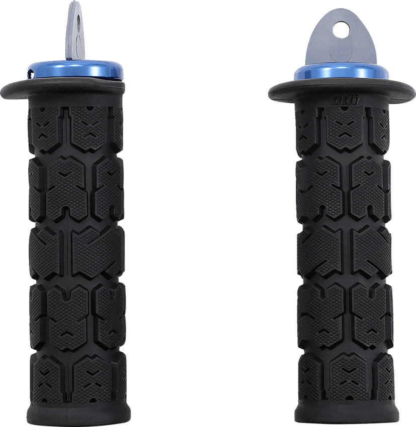 ODI 0630-2880 Rogue ATV/PWC Grips - Black/Blue — image 1 of 2
