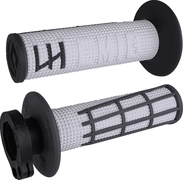 ODI 0630-3034 EMIG 2.0 Lock-On Grips - White/Graphite