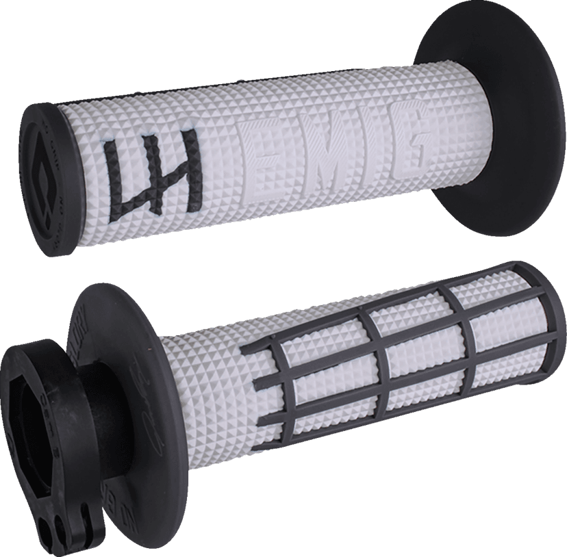 ODI 0630-3034 EMIG 2.0 Lock-On Grips - White/Graphite