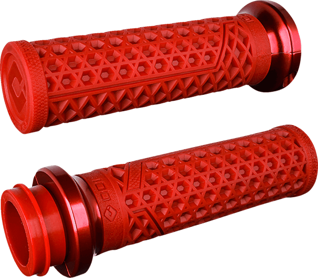 ODI 0630-3050 Vans Indian Grips - Dark Red/Red