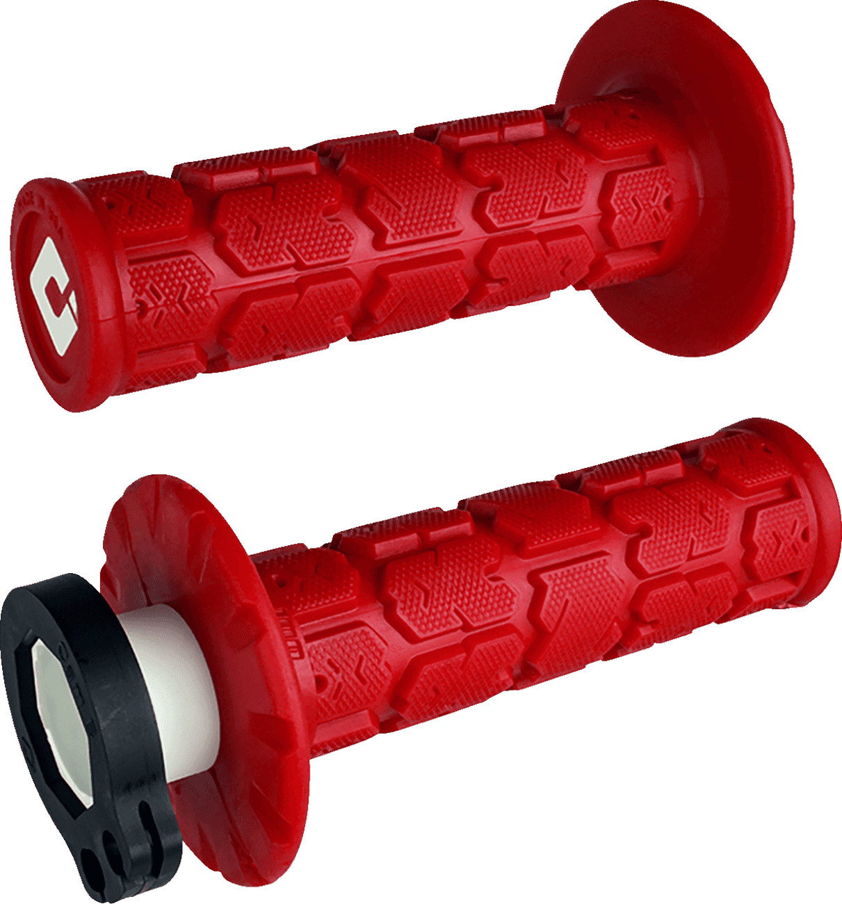 ODI 0630-3054 V2 Rogue Lock-On Grips - Dark Red