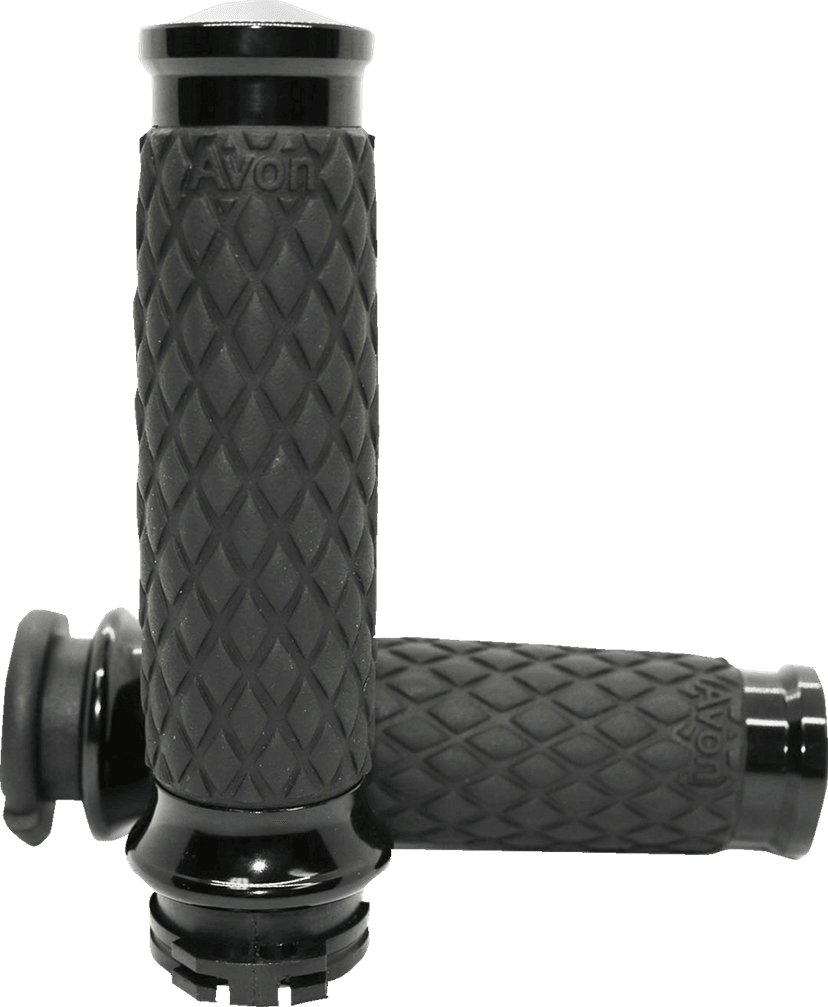 AVON GRIPS 0630-3111 Diamond Contour Grips - Black — image 1 of 2