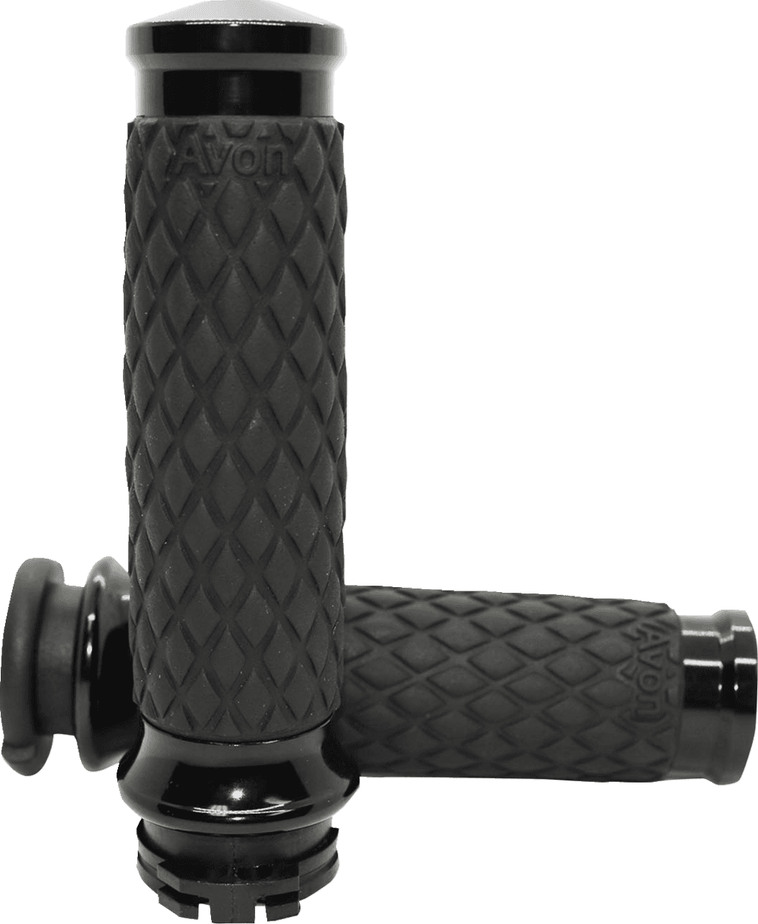 AVON GRIPS 0630-3112 Diamond Contour Grips - Black - TBW