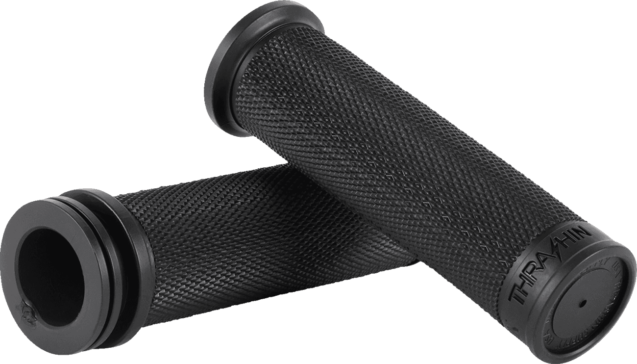 THRASHIN SUPPLY CO. 0630-3216 Moto Grips - 1" - Slim - Black