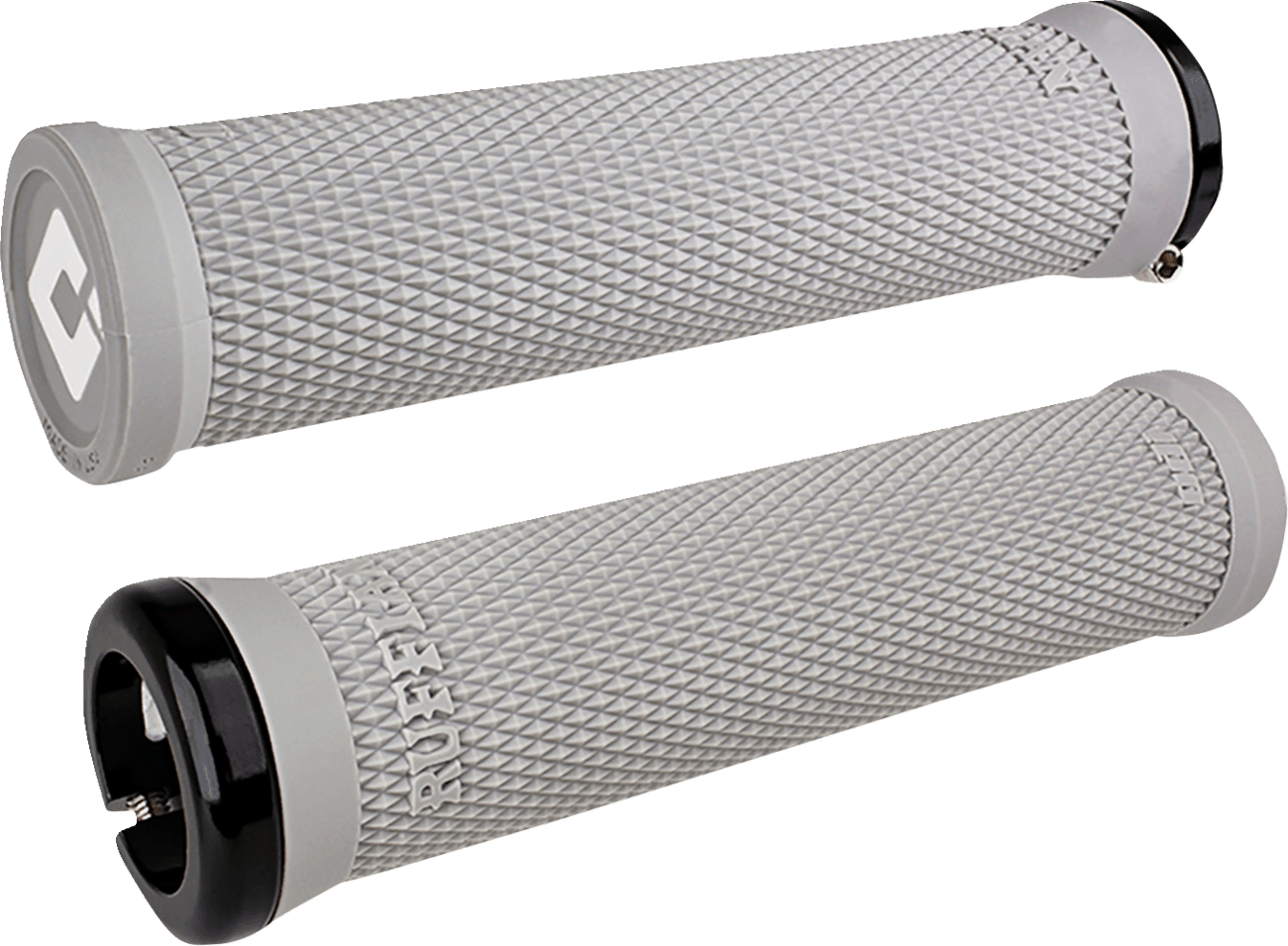 ODI 0630-3337 Ruffian 2.1 Lock-On Grips - PWC - Gray/Black