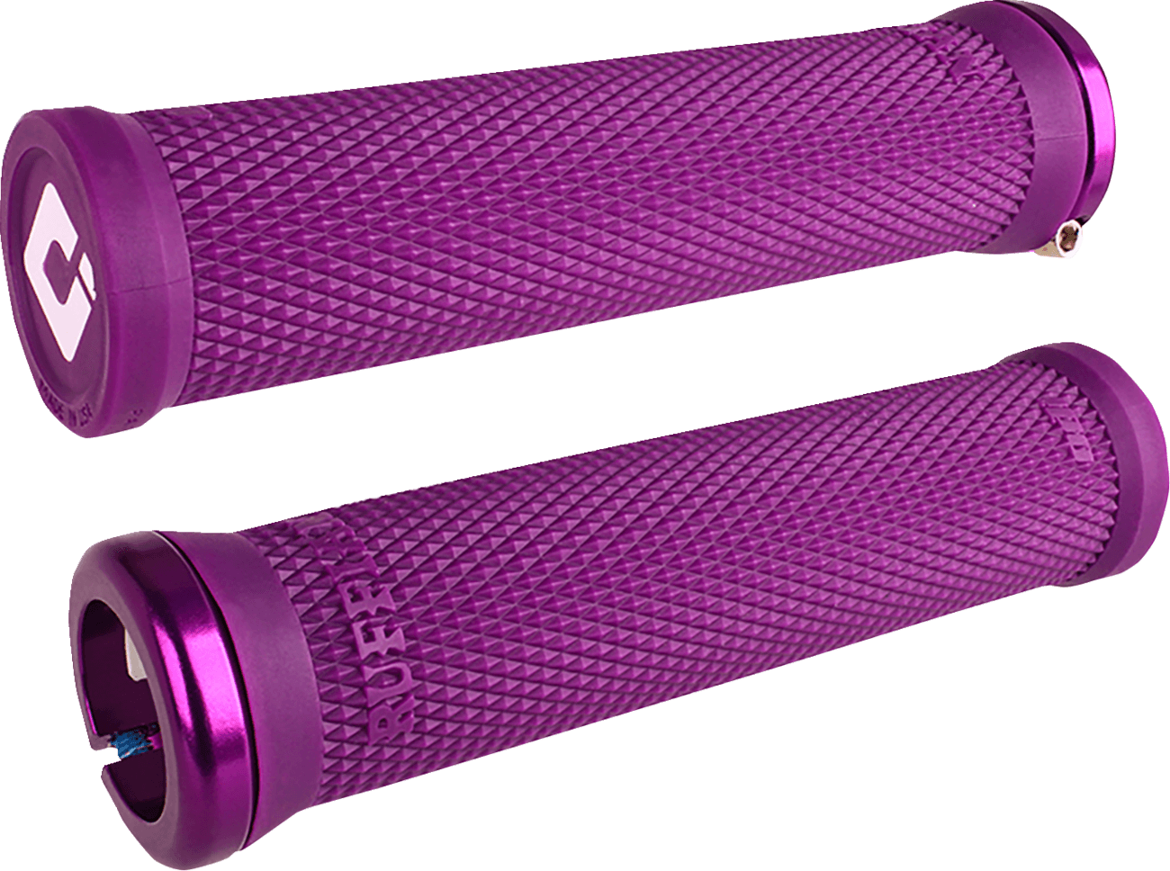 ODI 0630-3338 Ruffian 2.1 Lock-On Grips - PWC - Purple/Purple