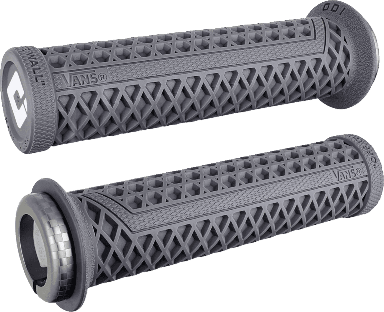 ODI 0630-3346 Vans v2.1 Lock-On Grips - ATV - Graphite/Gray