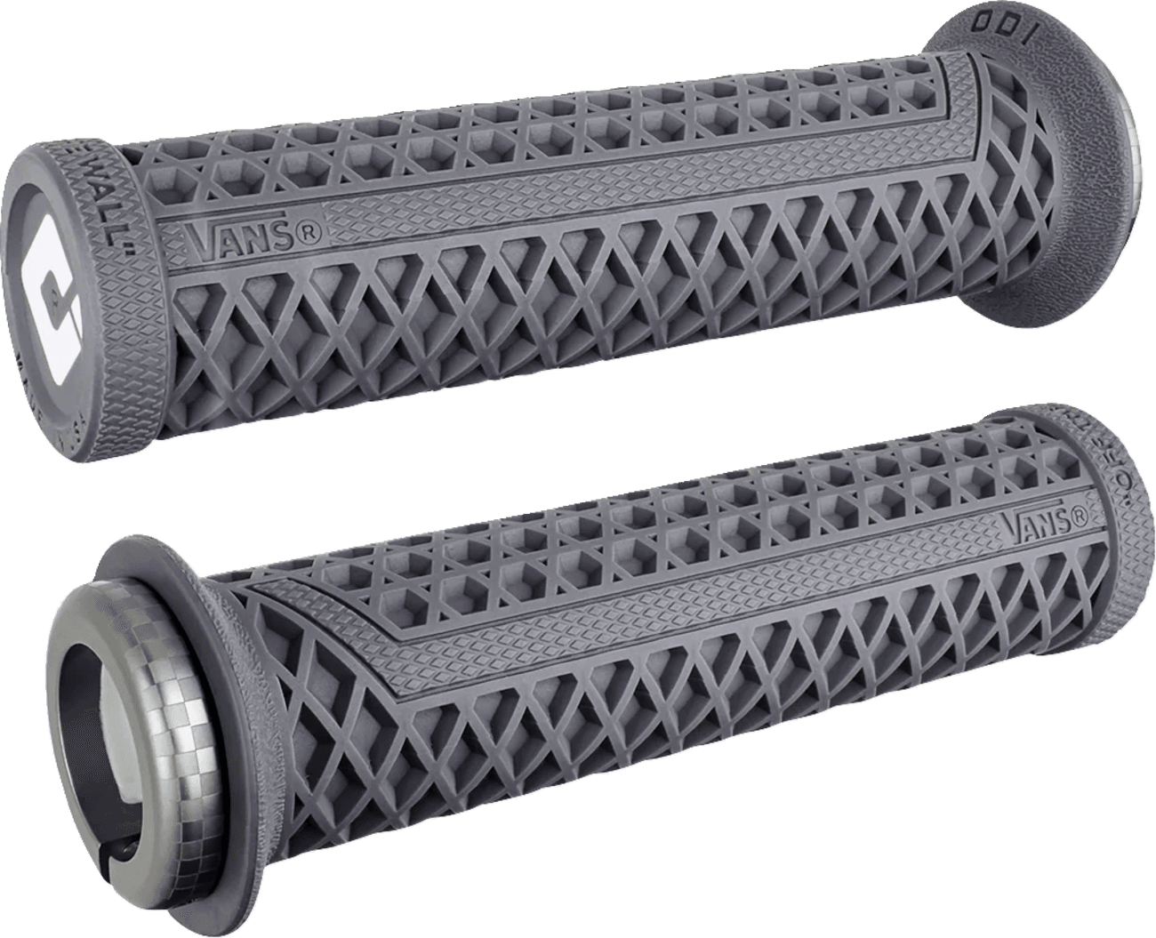 ODI 0630-3346 Vans v2.1 Lock-On Grips - ATV - Graphite/Gray