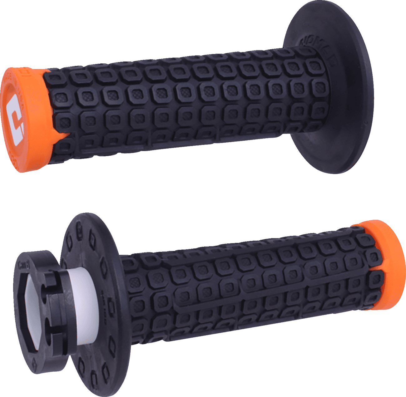 ODI 0630-3380 Nomad Lock-On Grips - Off-Road - Black/Orange