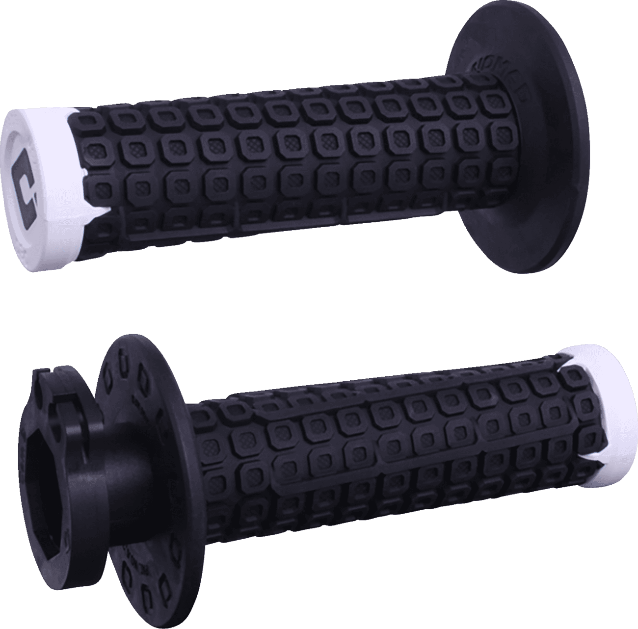 ODI 0630-3381 Nomad Lock-On Grips - Off-Road - Black/White/Silver