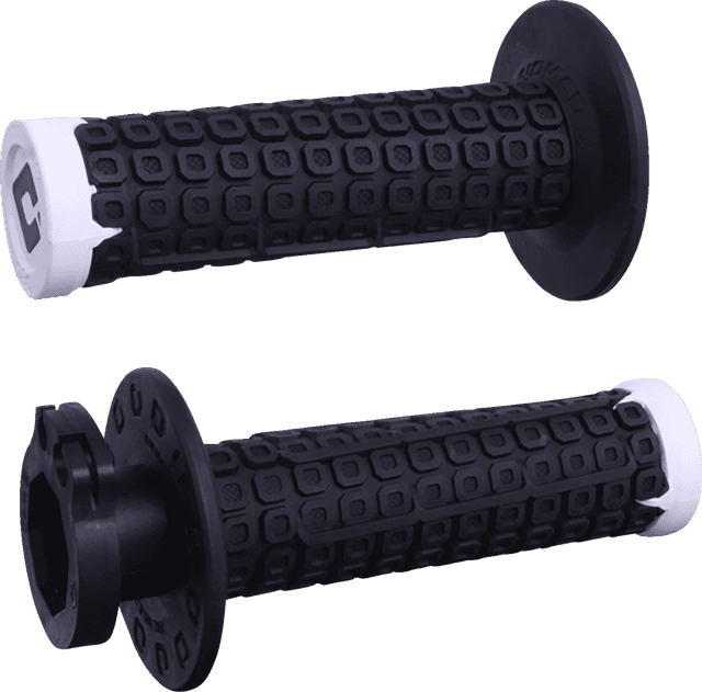 ODI 0630-3381 Nomad Lock-On Grips - Off-Road - Black/White/Silver