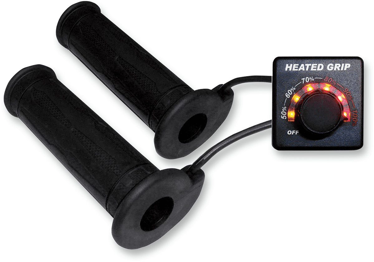 KOSO NORTH AMERICA 0631-0111 Heated Grip Kit with LED Indicator - Motorcycle - 1"
