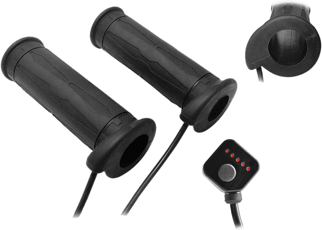 KOSO NORTH AMERICA 0631-0168 5 Level Twist Throttle Heated Grips - 1" — image 2 of 2