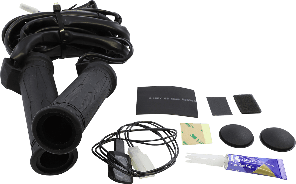 KOSO NORTH AMERICA 0631-0183 Apollo Heated Grips - 7/8" x 130 mm - Thumb Warmer