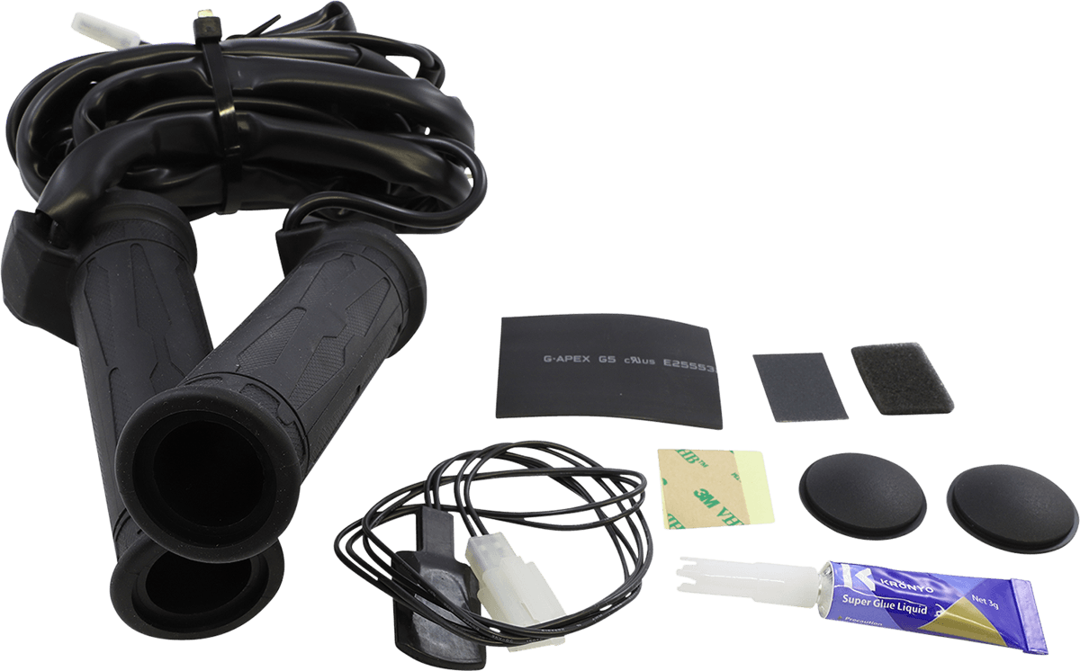 KOSO NORTH AMERICA 0631-0183 Apollo Heated Grips - 7/8" x 130 mm - Thumb Warmer