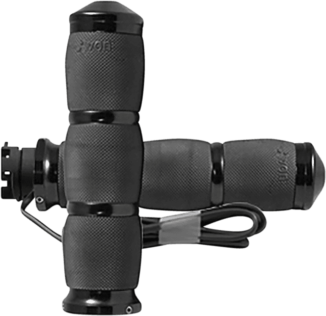 AVON GRIPS 0631-0215 Heated Grips - Air Cushion - Indian - Black