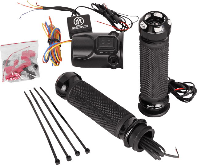 PERFORMANCE MACHINE (PM) 0631-0279 Apex Heated Grips - FLTRX - Contrast Cut