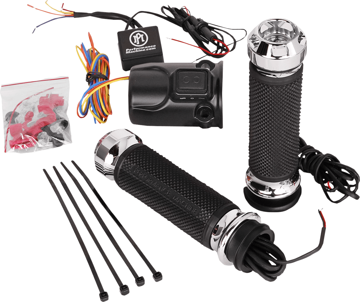 BARNETT 0631-0280 Apex Heated Grips - FLTRX - Chrome